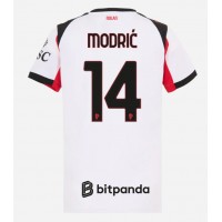 Fotbalové Dres AC Milan Luka Modric #14 Dámské Venkovní 2025-26 Krátký Rukáv